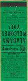 Matchbook Cover - Perkins Americana Grove Hill  AL Green