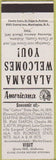 Matchbook Cover - Perkins Americana Grove Hill  AL White