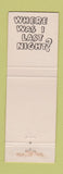 Matchbook Cover - Shakey's Pizza CHAIN