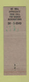 Matchbook Cover - Cherry Hills Country Club Denver Colorado