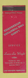Matchbook Cover - Louise Lea Wright Furniture Dallas TX