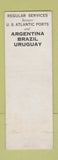 Matchbook Cover - Dodero Lines shipping New York City SAMPLE