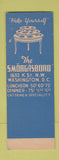 Matchbook Cover - The Smorgasbord Washington DC  SAMPLE