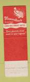 Matchbook Cover - Lord Baltimore Hotel MD SAMPLE