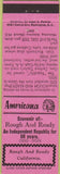 Matchbook Cover - Perkins Americana Rough and Ready CA Pink