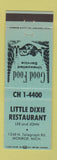 Matchbook Cover - Little Dixie Restaurant Monroe MI