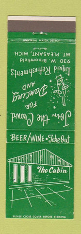 Matchbook Cover - The Cabin Mount Pleasant MI