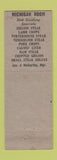 Matchbook Cover - Chinnick's Stag Cafeteria Grand Rapids MI bowling billiards