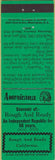 Matchbook Cover - Perkins Americana Rough and Ready CA Green
