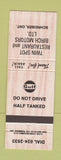 Matchbook Cover - Twin Spot Restaurant Gulf oil gas Schreiber ON