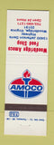 Matchbook Cover - Woodbridge Amoco oil gas Woodbridge VA