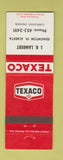 Matchbook Cover - Texaco oil gas Lambert Edmonton AB