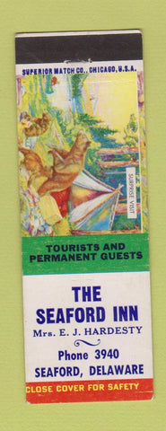 Matchbook Cover - Seaford Inn DE low phone #