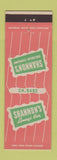 Matchbook Cover - Shannon's Lounge Bar Cleveland OH