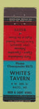 Matchbook Cover - White's Tavern Baltimore MD WEAR
