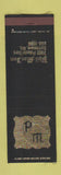 Matchbook Cover - Phil Mar Inn Baltimore MD
