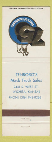 Matchbook Cover - Mack Trucks Wichita KS