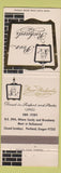 Matchbook Cover - Poor Richard's Portland OR