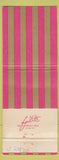 Matchbook Cover - Papsie's San Francisco CA WEAR