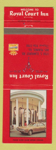 Matchbook Cover - Royal Court Inn Des Plaines IL