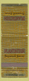 Matchbook Cover - Plantation Beefsteak House San Francisco CA WEAR