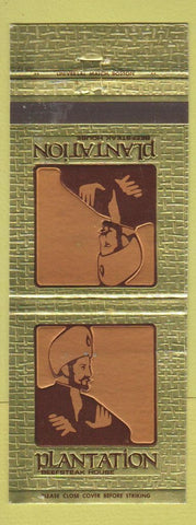 Matchbook Cover - Plantation Beefsteak House Braintree MA
