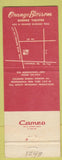 Matchbook Cover - Orange Blossom Dinner Theatre Orlando FL