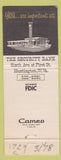 Matchbook Cover - Security Bank Huntington WV