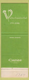 Matchbook Cover - Valley Country Club Denver Colorado
