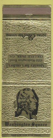 Matchbook Cover - Washington Square Furniture appliances College Park GA
