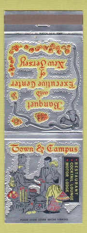 Matchbook Cover - Town and Campus Motor Lodge Elizabeth Union NJ #2