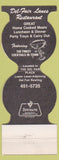Matchbook Cover - Del Fair Lanes Bowling Cincinnati OH