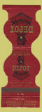 Matchbook Cover - Depot Restaurant South Miami FL