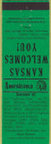 Matchbook Cover - Perkins Americana Gove KS Green