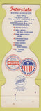 Matchbook Cover - Interstate Building and Loan Washington DC Jewelite