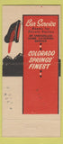 Matchbook Cover - Swiss Chalet Restaurant Colorado Springs 30 Stick