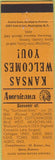 Matchbook Cover - Perkins Americana Gove KS Orange