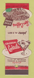 Matchbook Cover - Lou Coffee's Steak House Denver Colorado Contour