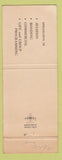 Matchbook Cover - Triplett Insurance Oakland CA WEAR Full Length