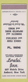 Matchbook Cover - Lorelei Inn Amherst NY SAMPLE