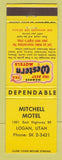 Matchbook Cover - Mitchell Motel Logan UT