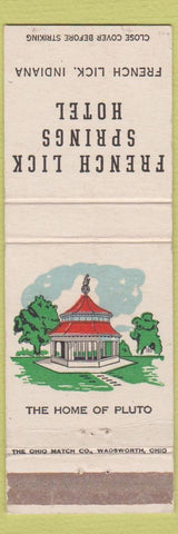 Matchbook Cover - French Lick Springs Hotel French Lick IN