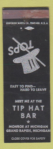 Matchbook Cover - Tip Hat Bar Grand Rapids MI