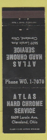 Matchbook Cover - Atlas Hard Chrome Service Cleveland OH