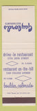 Matchbook Cover - Gaylords Restaurants Boulder Colorado