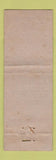 Matchbook Cover - 1930's Diamond Movie Stars Ted Lewis WORN