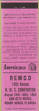 Matchbook Cover - Perkins Americana RMS Sun City Motel Miami Beach FL Pink