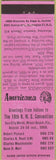 Matchbook Cover - Perkins Americana RMS Sun City Motel Miami Beach FL Pink