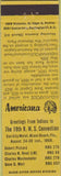 Matchbook Cover - Perkins Americana RMS Sun City Motel Miami Beach FL Yellow