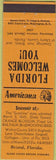 Matchbook Cover - Perkins Americana Bristol FL Orange